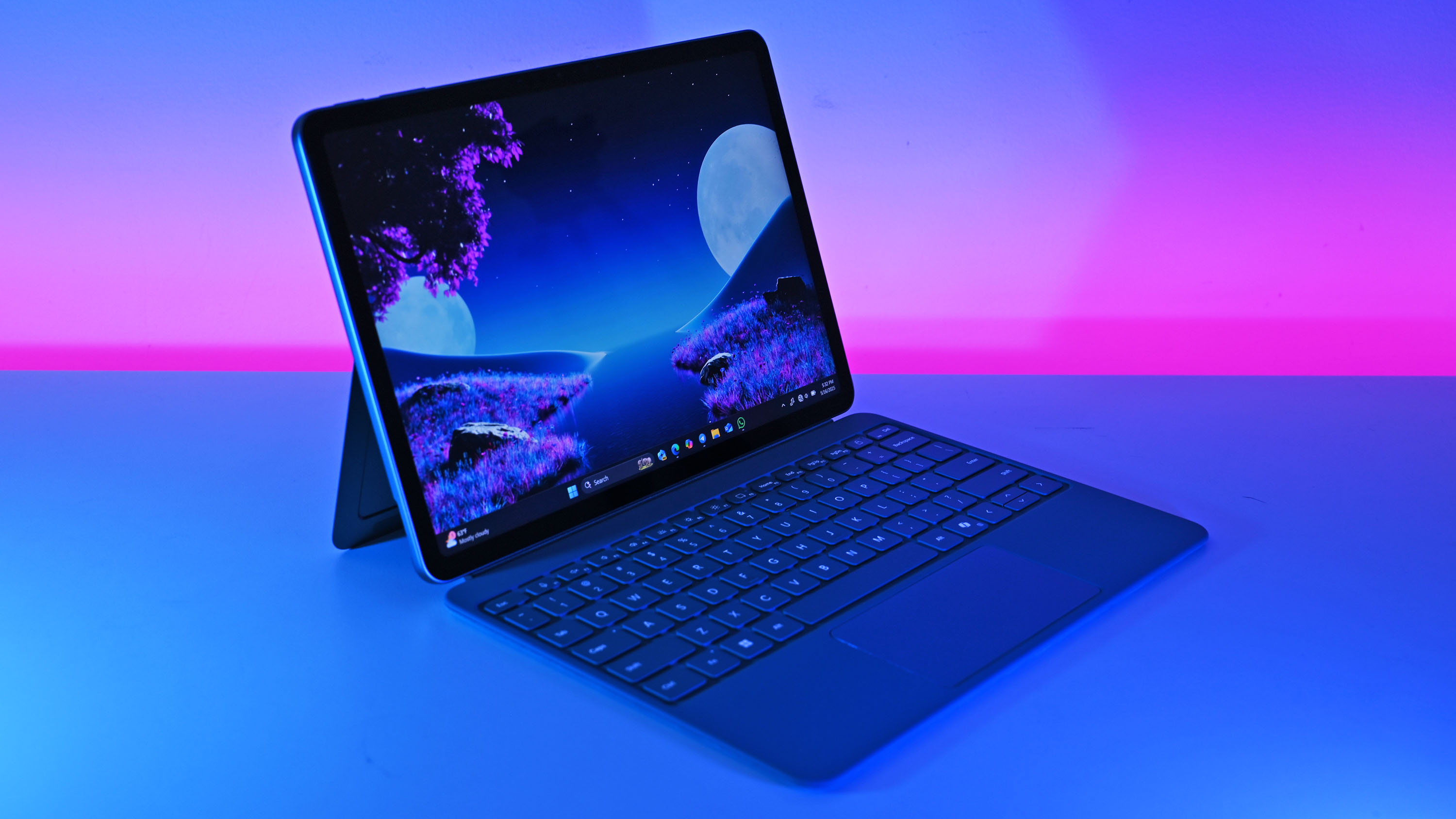 Microsoft&#039;s Surface Pro 12-inch 1st Edition (2025) powered by Qualcomm Snapdragon X Plus processor. 