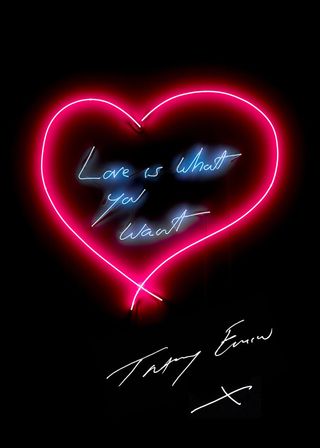 signed poster print edition of Love is What You