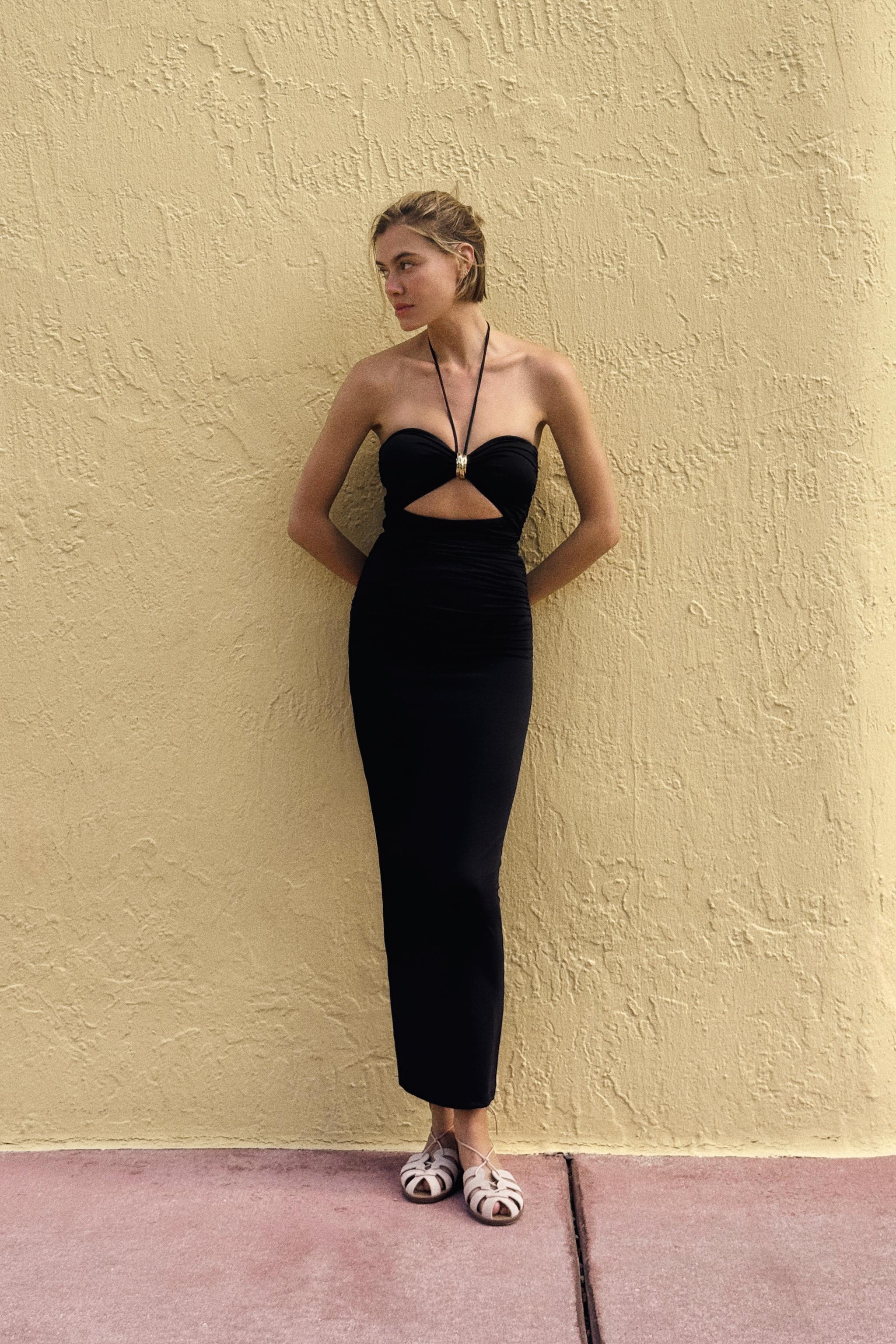 Cut Out Midi Dress
