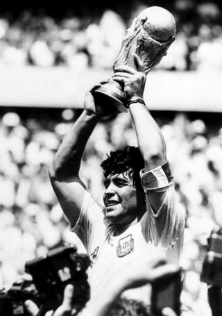 Maradona was the inspiration for Argentina’s World Cup triumph in 1986