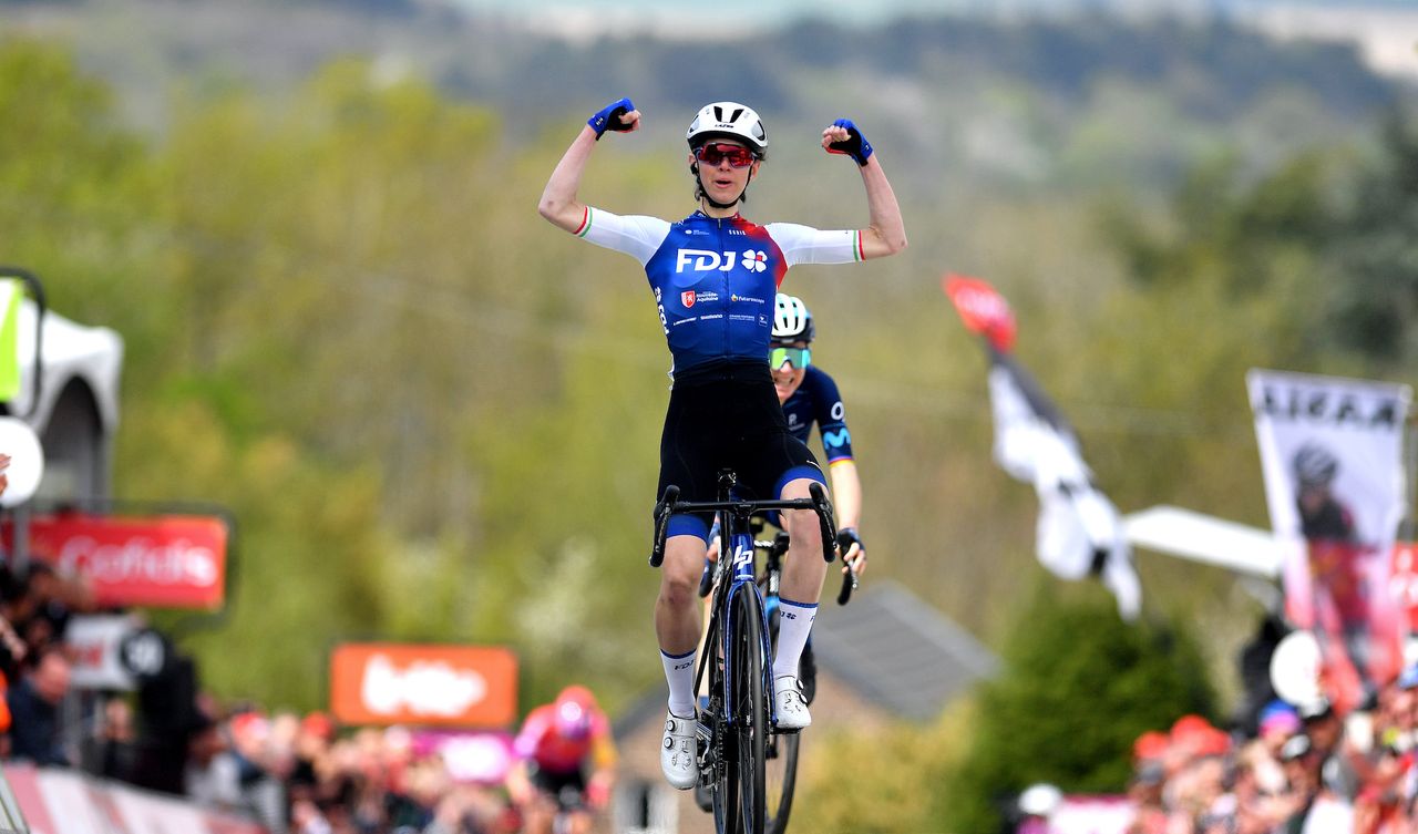 Marta Cavalli wins Fleche Wallonne 2022