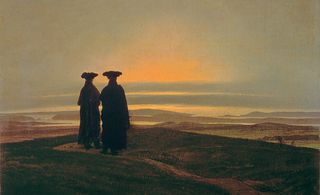 Evening Landscape with Two Men