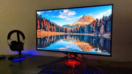 ASUS ROG Swift OLED (PG27AQDM) gaming monitor.