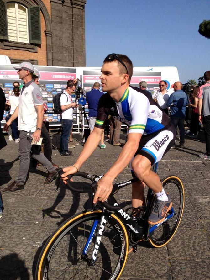 Wearing the bands of former Australian national champion Jack Bobridge, will be riding his second Giro last year he pulled out on the penultimate day to safeguard his Olympic ambitions