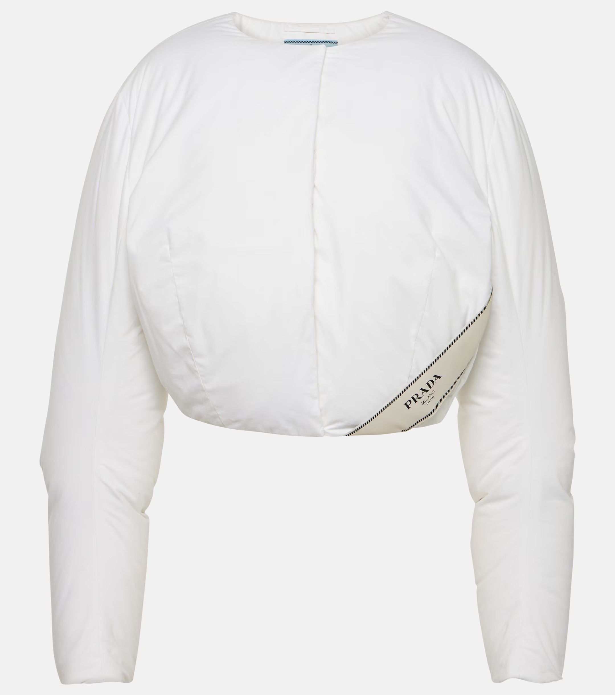 Prada, Cropped cotton down jacket