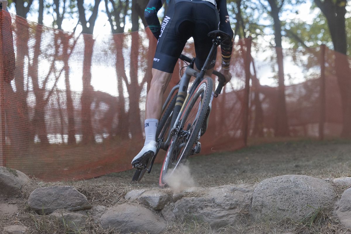 Lance Haidet (L39ion of Los Angeles) left his road and gravel bikes at home and came to Waterloo to play in the dirt.