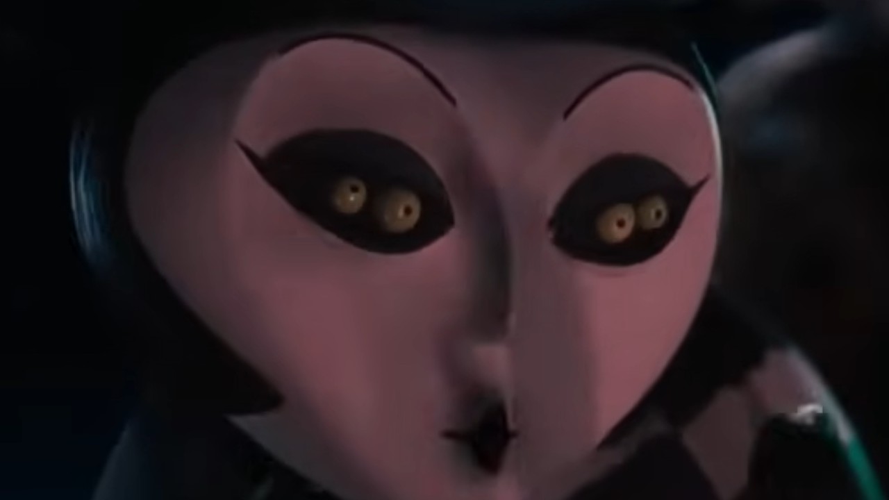 A spider with multiple eyes in James and the Giant Peach