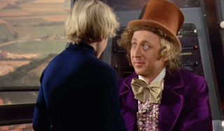 Willy Wonka tells Charlie he inherited the chocolate factory