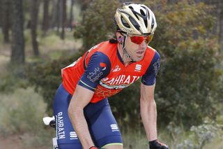 Ion Izagirre (Bahrain-Merida) tried to stick with Valverde in Murcia