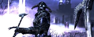 The Elder Scrolls V Skyrim Dawnguard - the return of surprised skeleton