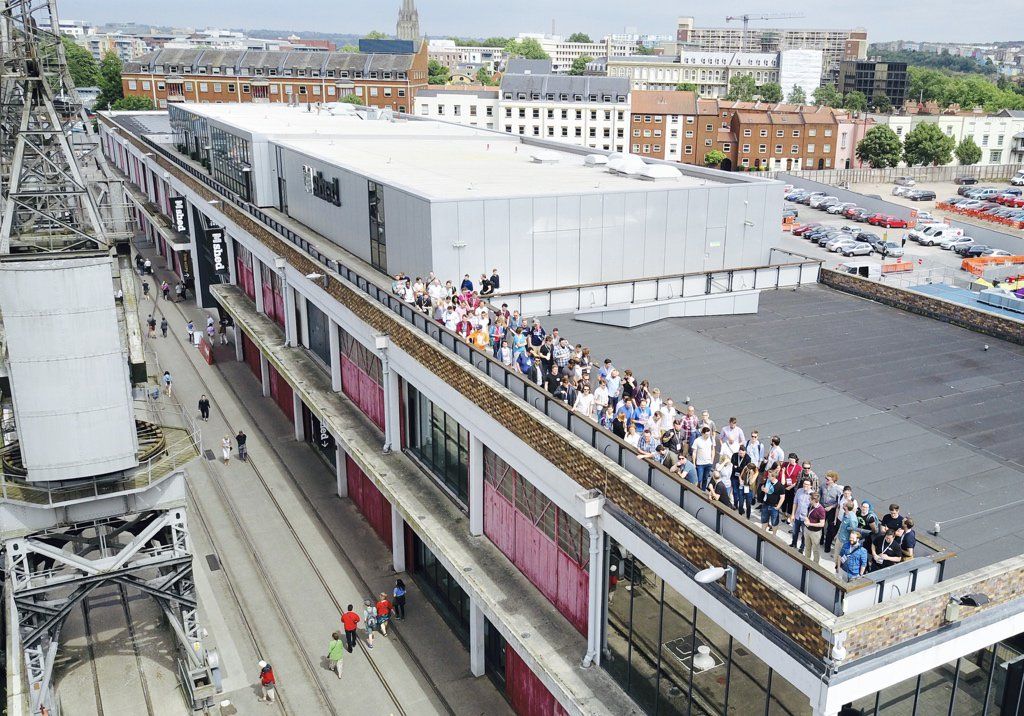 Pixel Pioneers aerial shot by Adam Butler