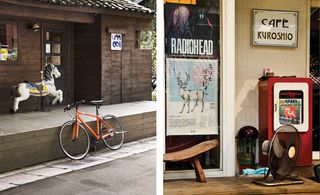 Café Trouvé (left) on Taishun Street and Café Kuroshio (right) on Heping East Road