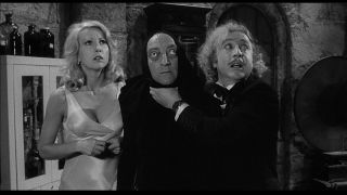 Teri Garr, Marty Feldman and Gene Wilder in Young Frankenstein