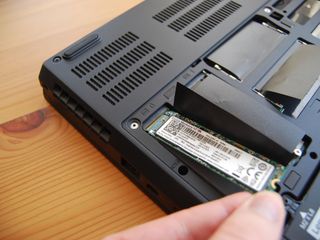 Pull out the old M.2 SSD