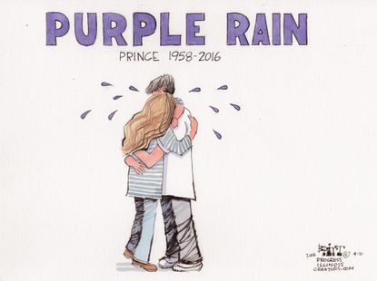 Editorial Cartoon U.S. Prince 2016
