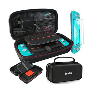 A product shot of the iVoler carry case for Nintendo Switch Lite