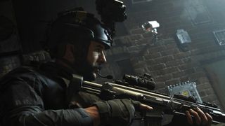 Best RAM-7 loadout - Captain Price aims a weapon in Call of Duty: Warzone.