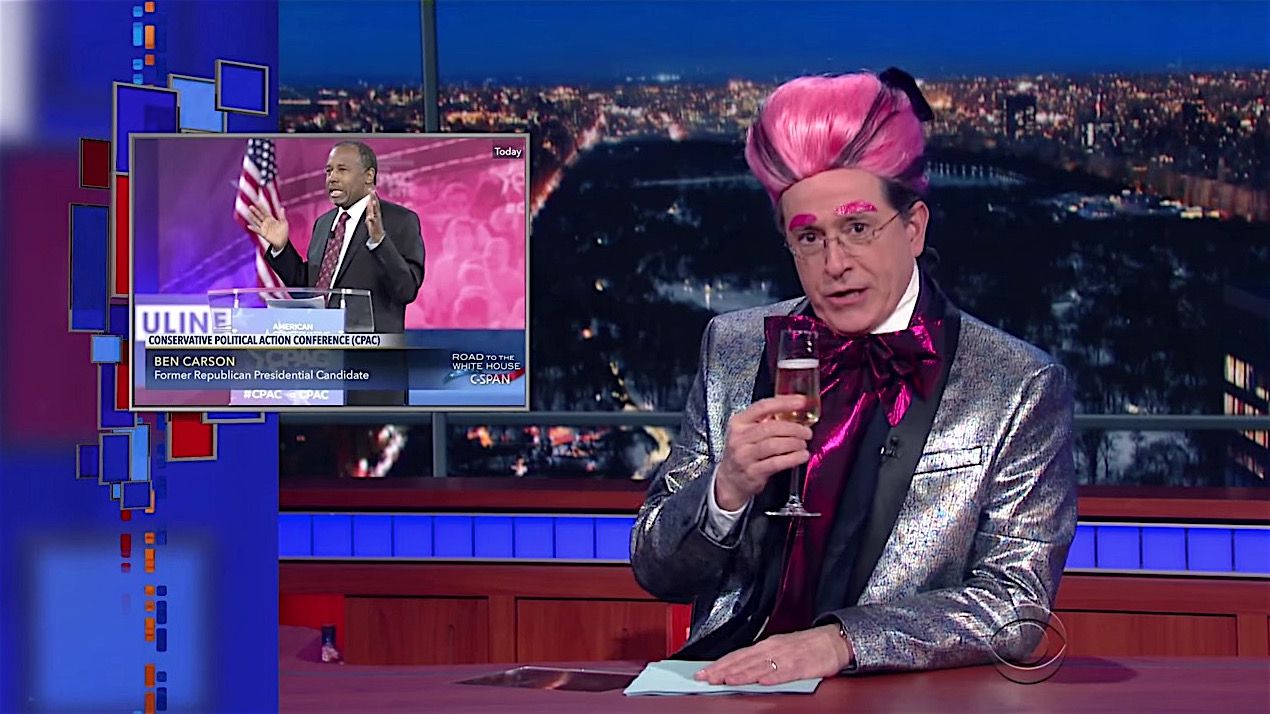 Stephen Colbert says farewell to Ben Carson