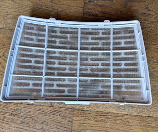 dirty dehumidifier filter