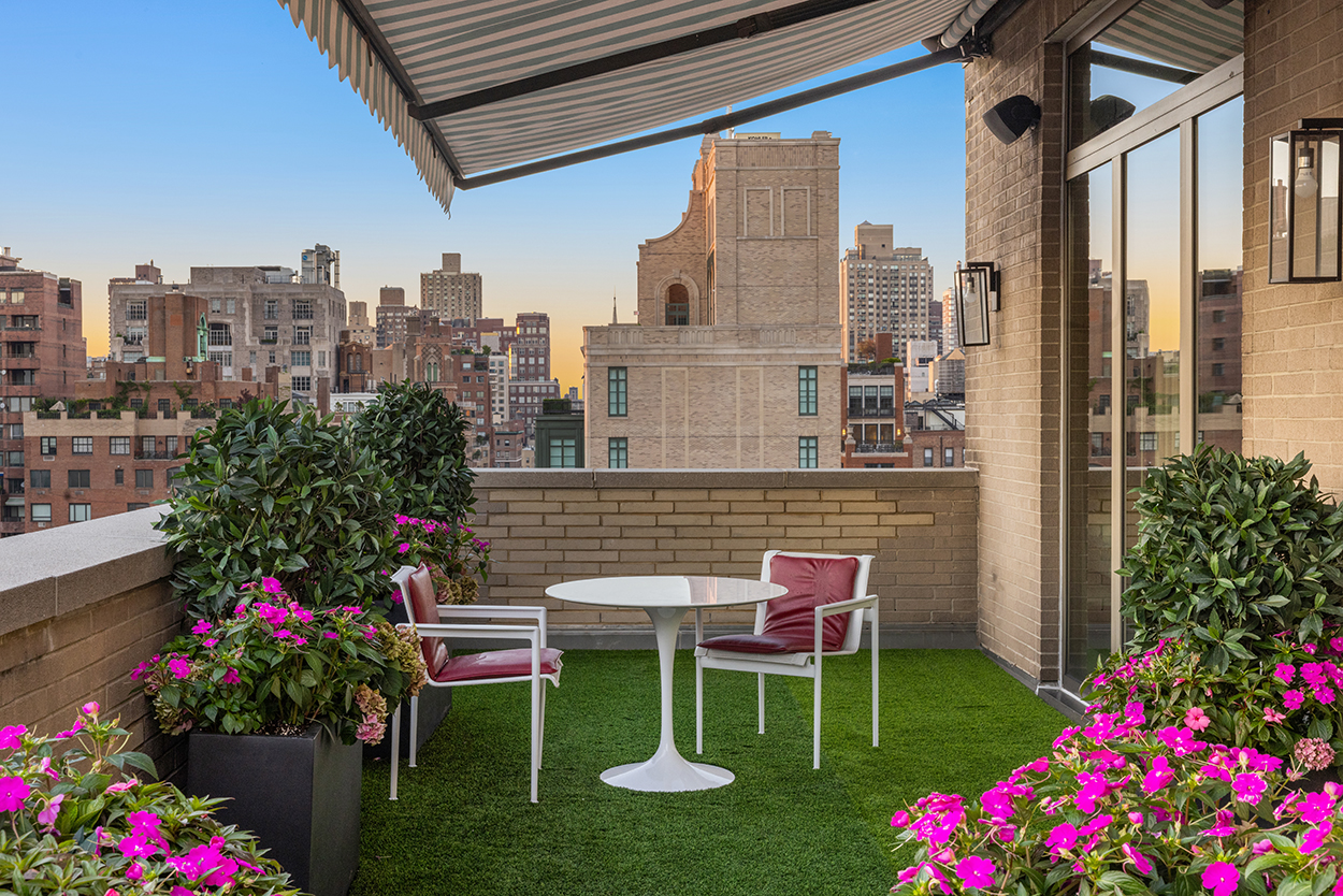 Apartment balcony in New York City