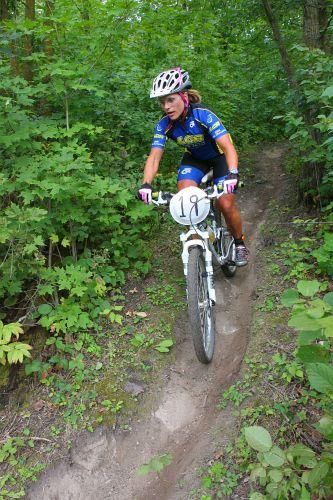 Rebecca Sauber (LCR/Ergon) riding consistent all weekend