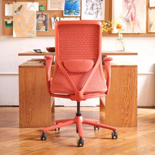 coral office chair