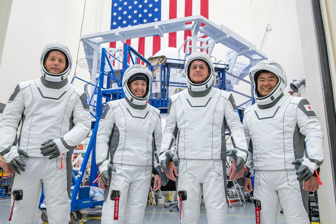 SpaceX's second operational astronaut flight, Crew-2, is set to launch to the International Space Station on April 22. Crew-2 includes NASA astronauts Shane Kimbrough and  Megan McArthur, Japan Aerospace Exploration Agency (JAXA) astronaut  Akihiko Hoshide, and European Space Agency (ESA) astronaut Thomas Pesquet. Crew-2 is scheduled to lift off from Launch Complex 39A at NASA's Kennedy Space Center in Florida at 6:11 a.m. EDT (1011 GMT) on April 22 aboard the SpaceX Crew Dragon Endeavour, carried by a Falcon 9 rocket.