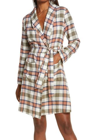 flannel robe