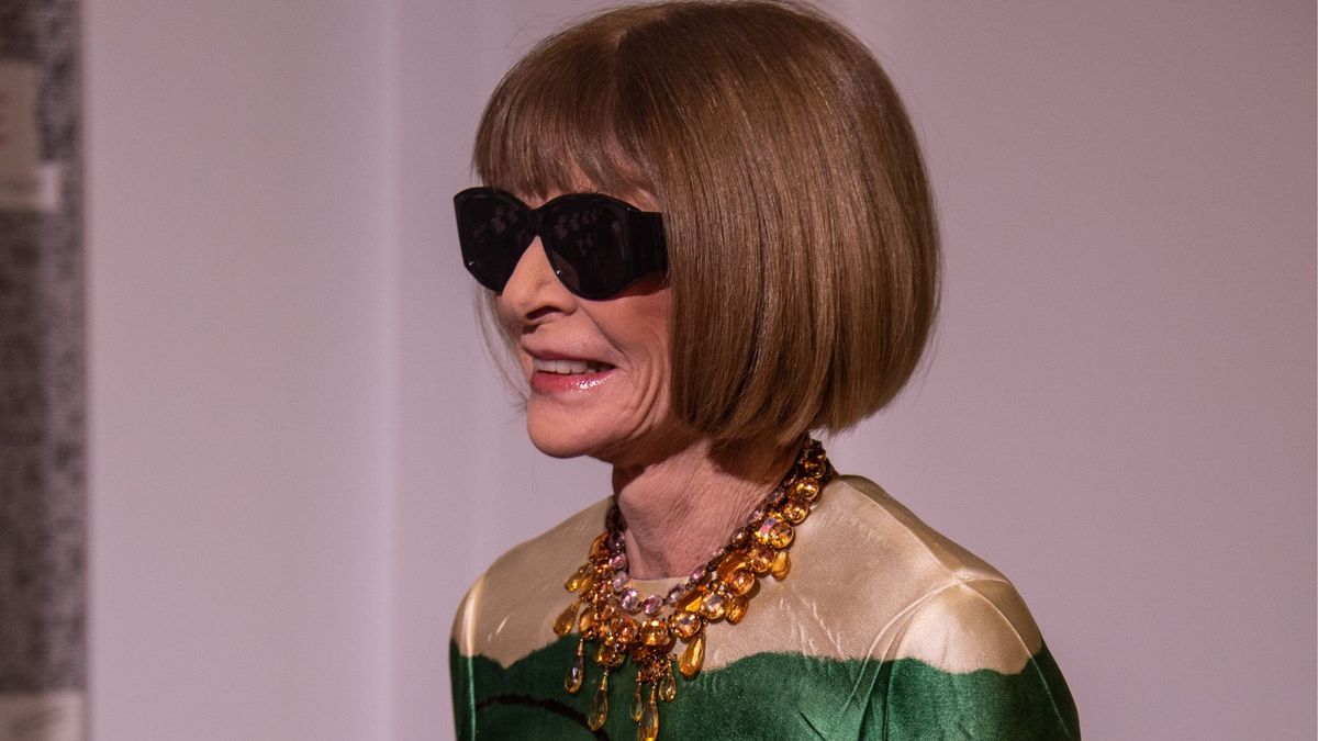Anna Wintour's brown leather blazer is giving spring jacket inspo ...