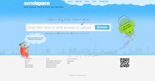 Send large files: Sendspace