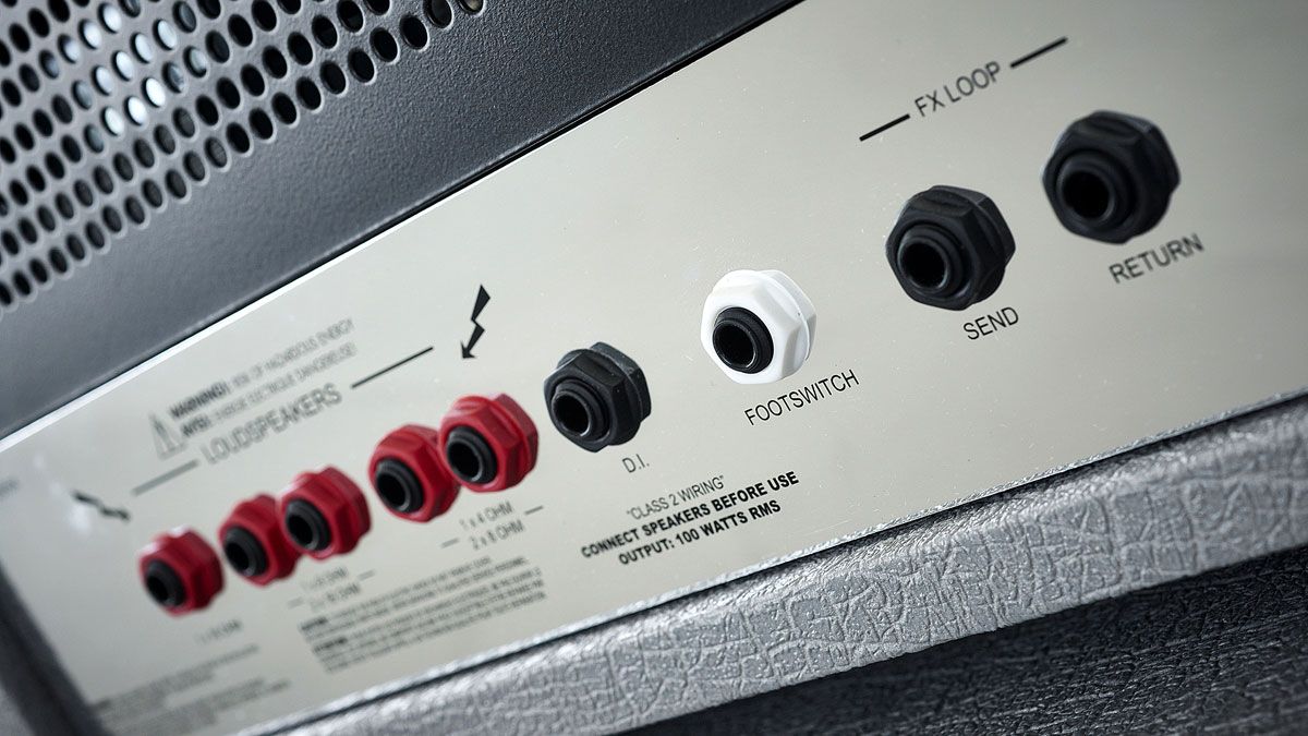 While modern amps might offer reverb, effects loops and shoe shining on their footswitches, the Jubilee keeps things simple - you can change the channel and that's it