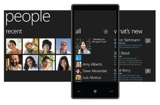 Windows phone 7 people hub