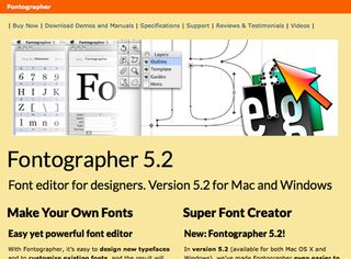 Best font editors: Fontographer