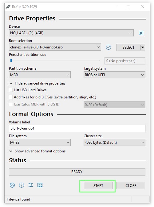 How to clone SSD or hard drive