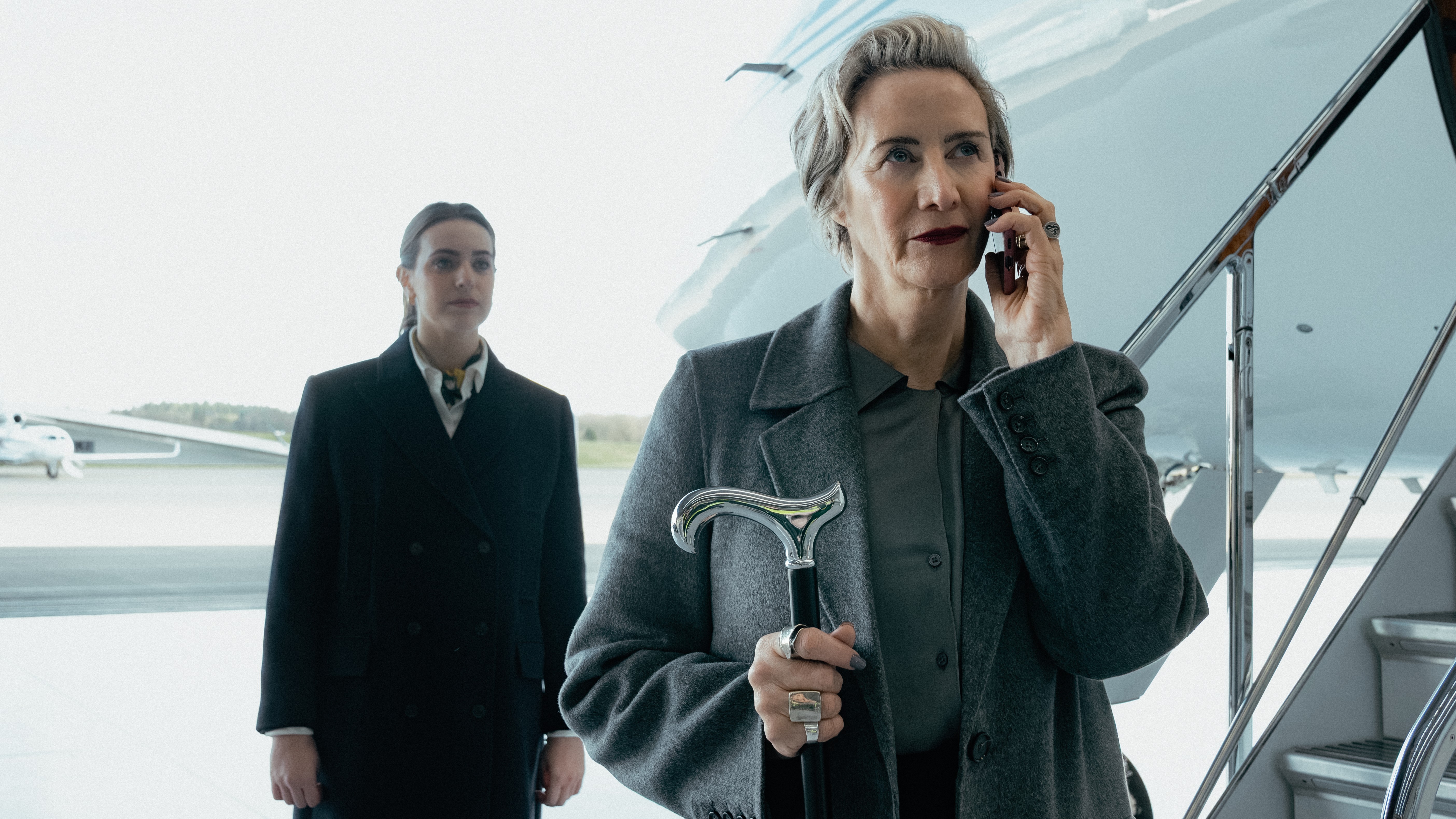 Janet McTeer as Kat McAllister in "MobLand," episode 9, season 1, streaming on Paramount Plus.