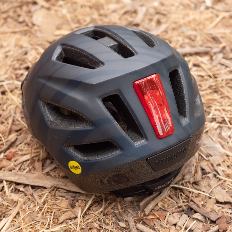 Specialized Shuffle Youth LED kids helmet on the ground 
