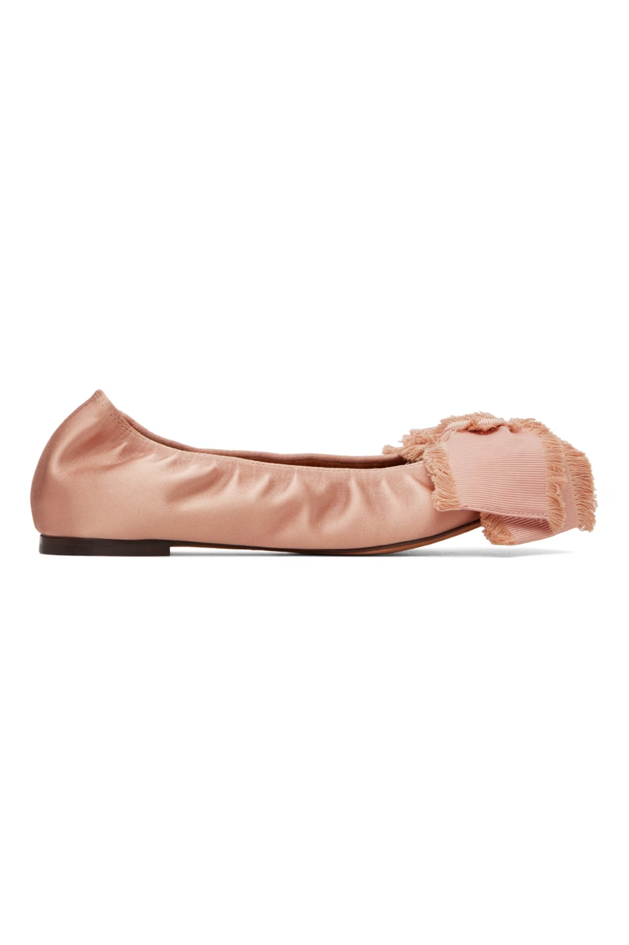 Pink satin shoes