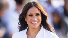 Meghan, Duchess of Sussex attends a reception for friends and family of competitors of the Invictus Games at Nations Home at Zuiderpark on April 15, 2022 in The Hague, Netherlands