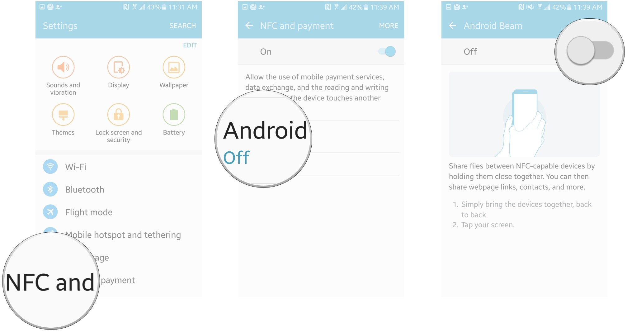 Как передать фото через nfc с android на андроид