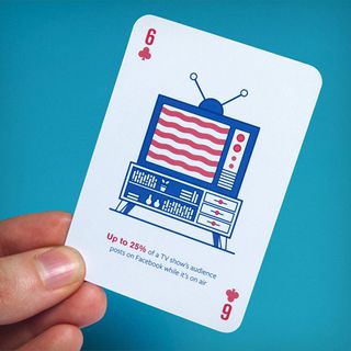 Facebook playing cards