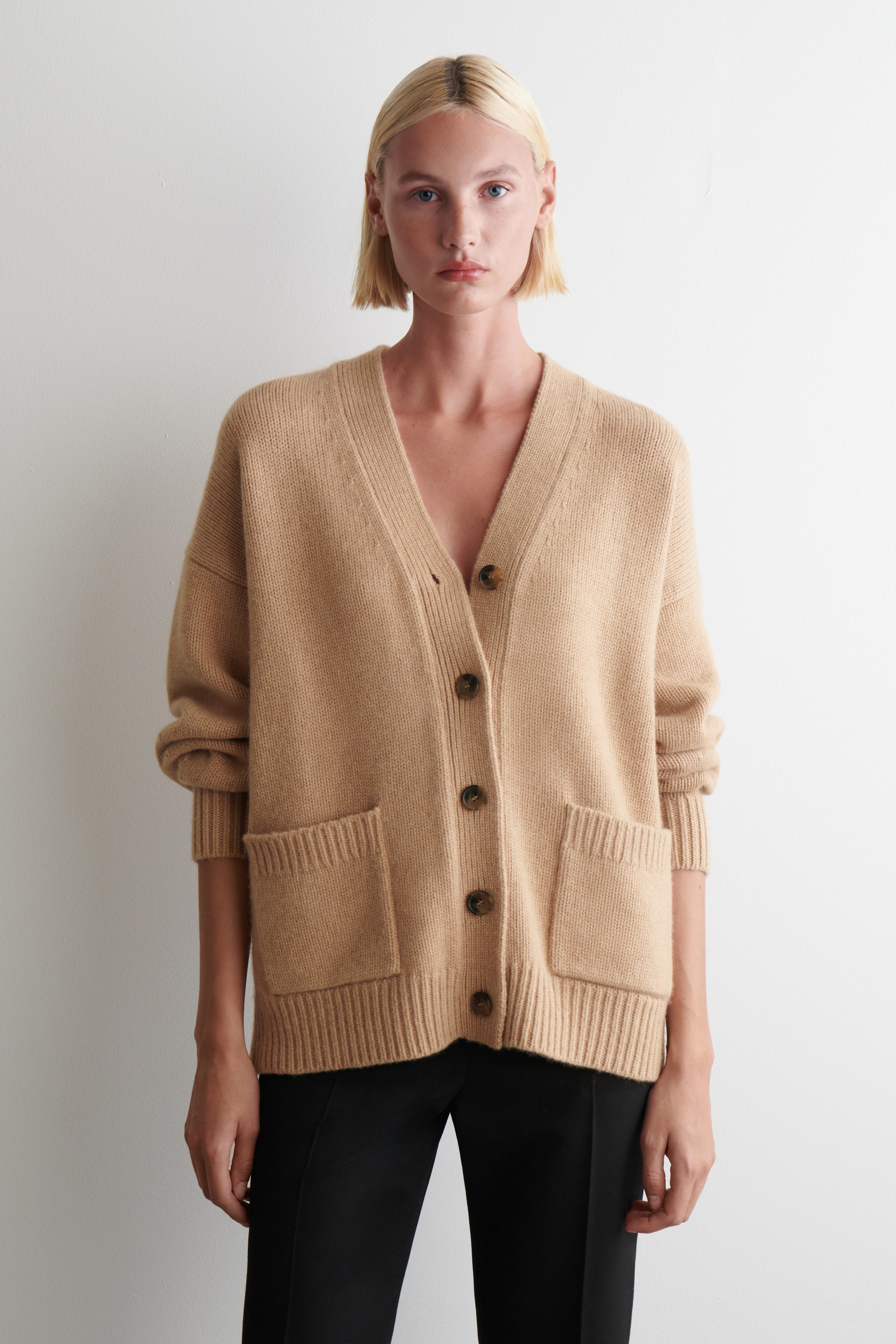 Oversized Merino Wool Cardigan