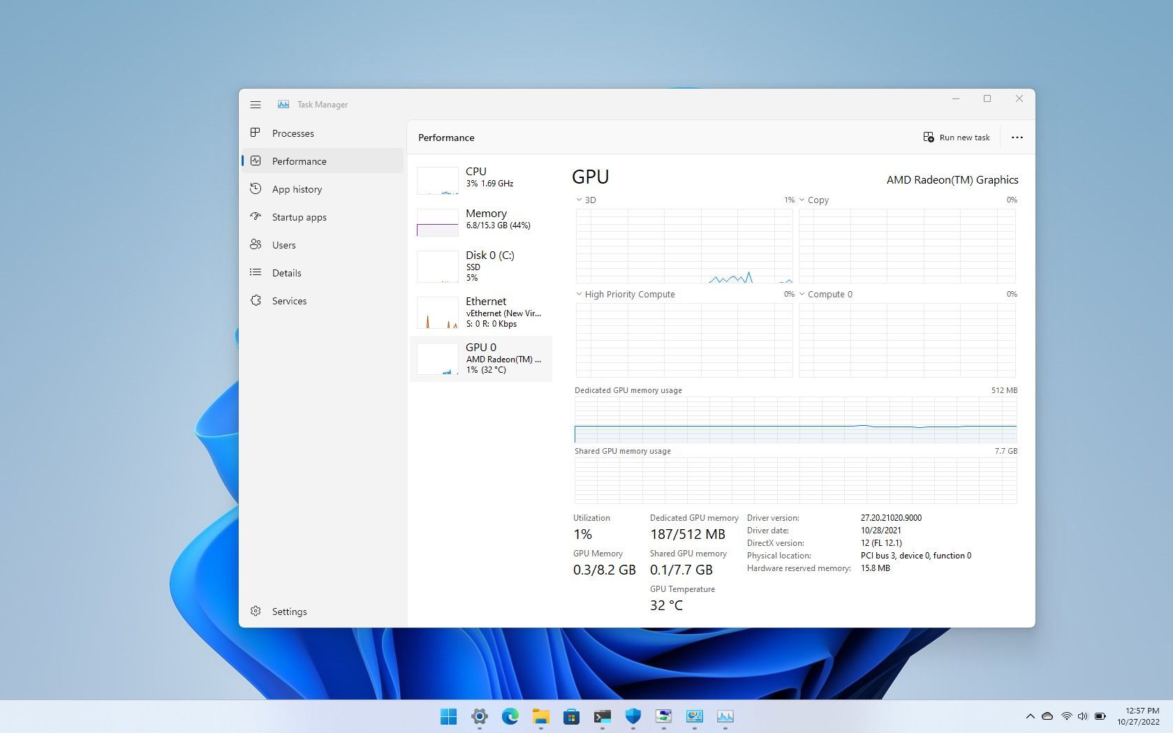 how to check graphics card temperature windows 11