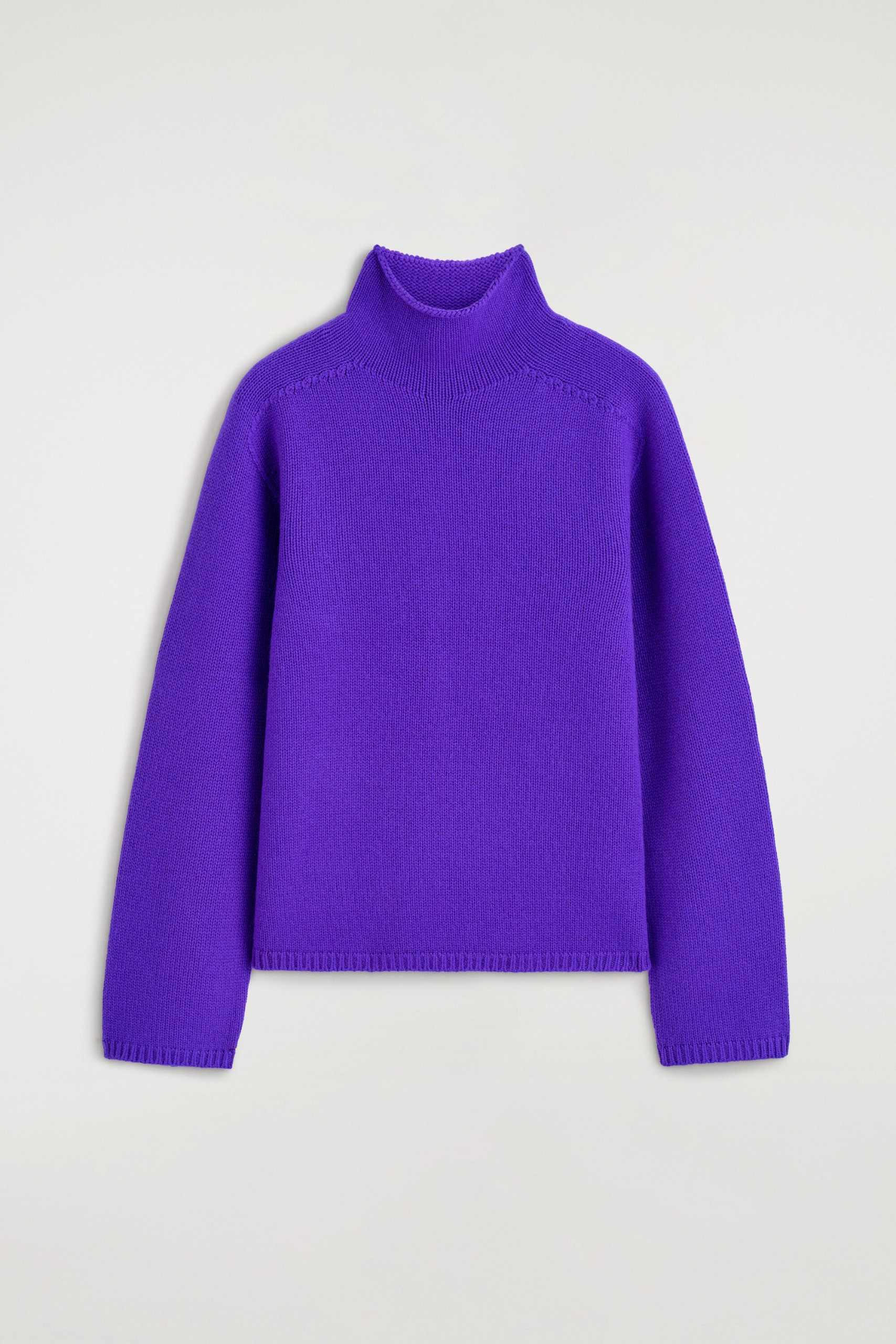 Pure Cashmere Mock-Neck Sweater