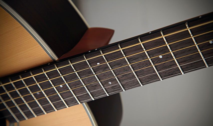 Dual glass fibre reinforcement rods and quartersawn mahogany necks are rarely seen on such affordable acoustics