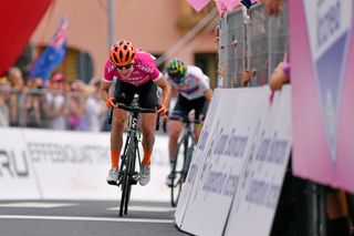 Marianne Vos (CCC-Liv) sprints to win stage 7 at the Giro Rosa