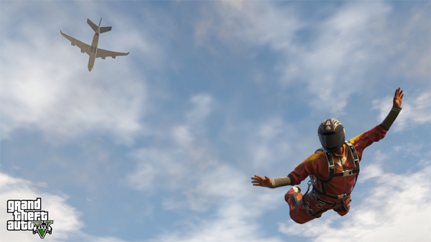 gta v sky diving