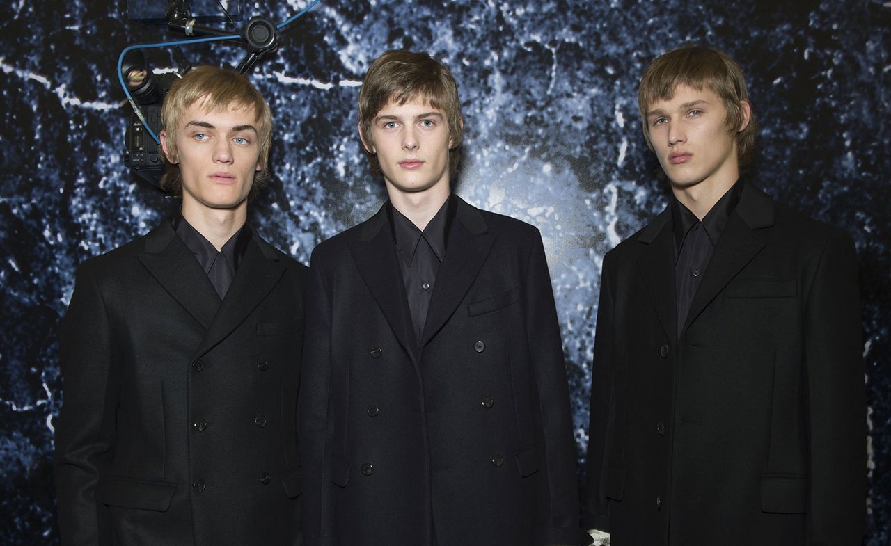 Prada A/W 2015 3 Models, all black