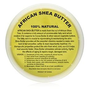 Halaleveryday Raw Unrefined Grade a Soft and Smooth Yellow African Shea Butter From Ghana - Amazing Quality and Consistency - Comes in a 16 Oz Jar - Total Weight Approximately 14 Oz