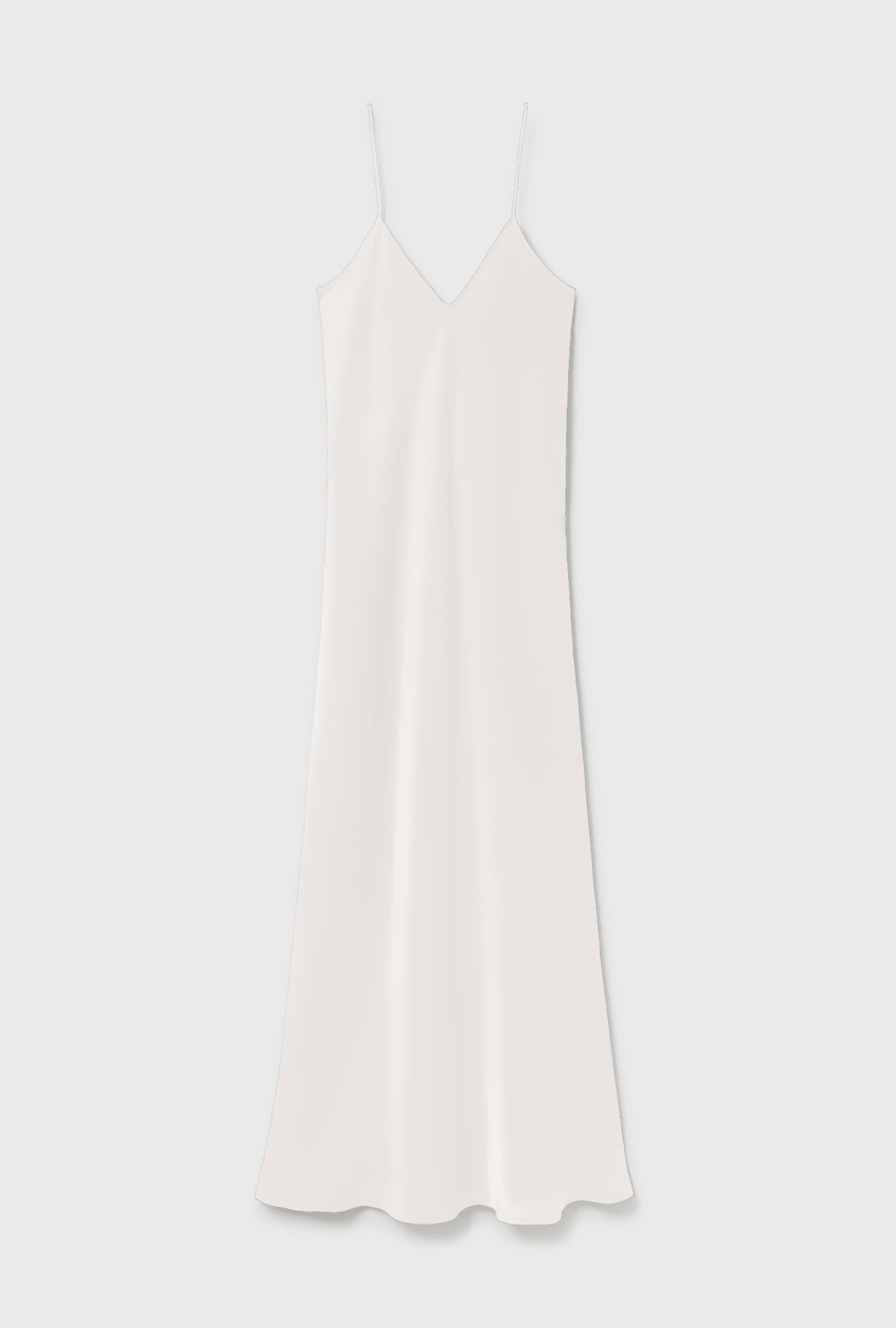 90s Slip Dress White