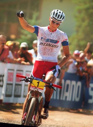 Jaroslav Kulhavy (Specialized) wins the Windham World Cup convincingly.